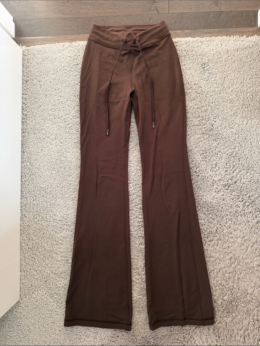 Aritzia Golden Bootcut Leggings with Drawstring